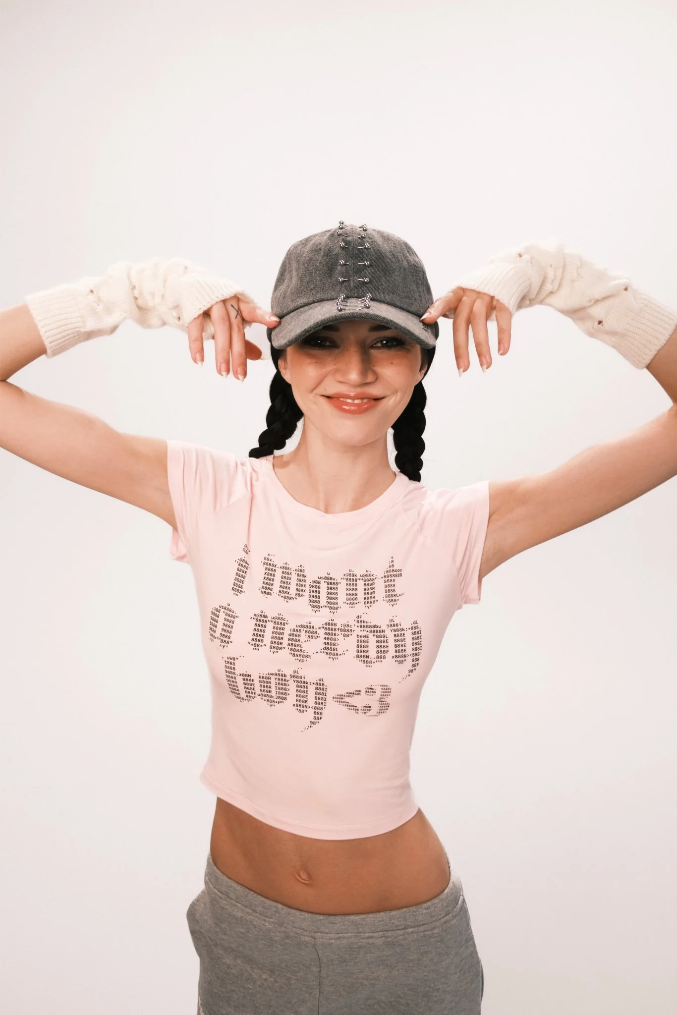 BABY PINK NERDY BABY TEE - Image 2