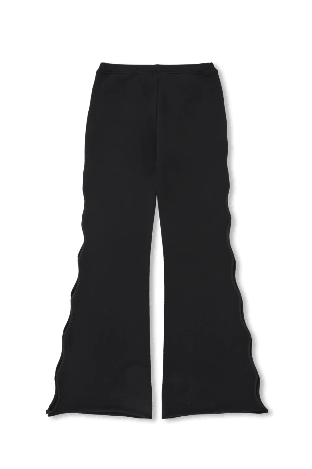 BLACK FLARED LOUNGE PANTS - Image 4