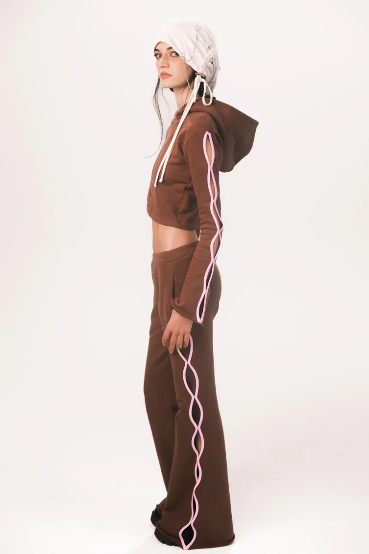HAZEL FLARED LOUNGE PANTS - Image 3