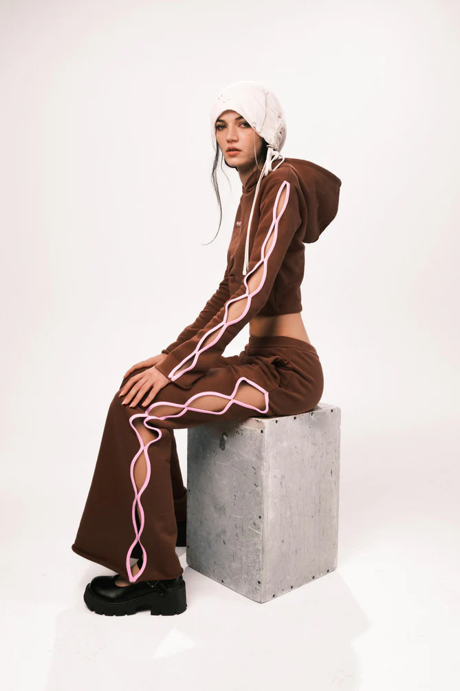 HAZEL FLARED LOUNGE PANTS - Image 4