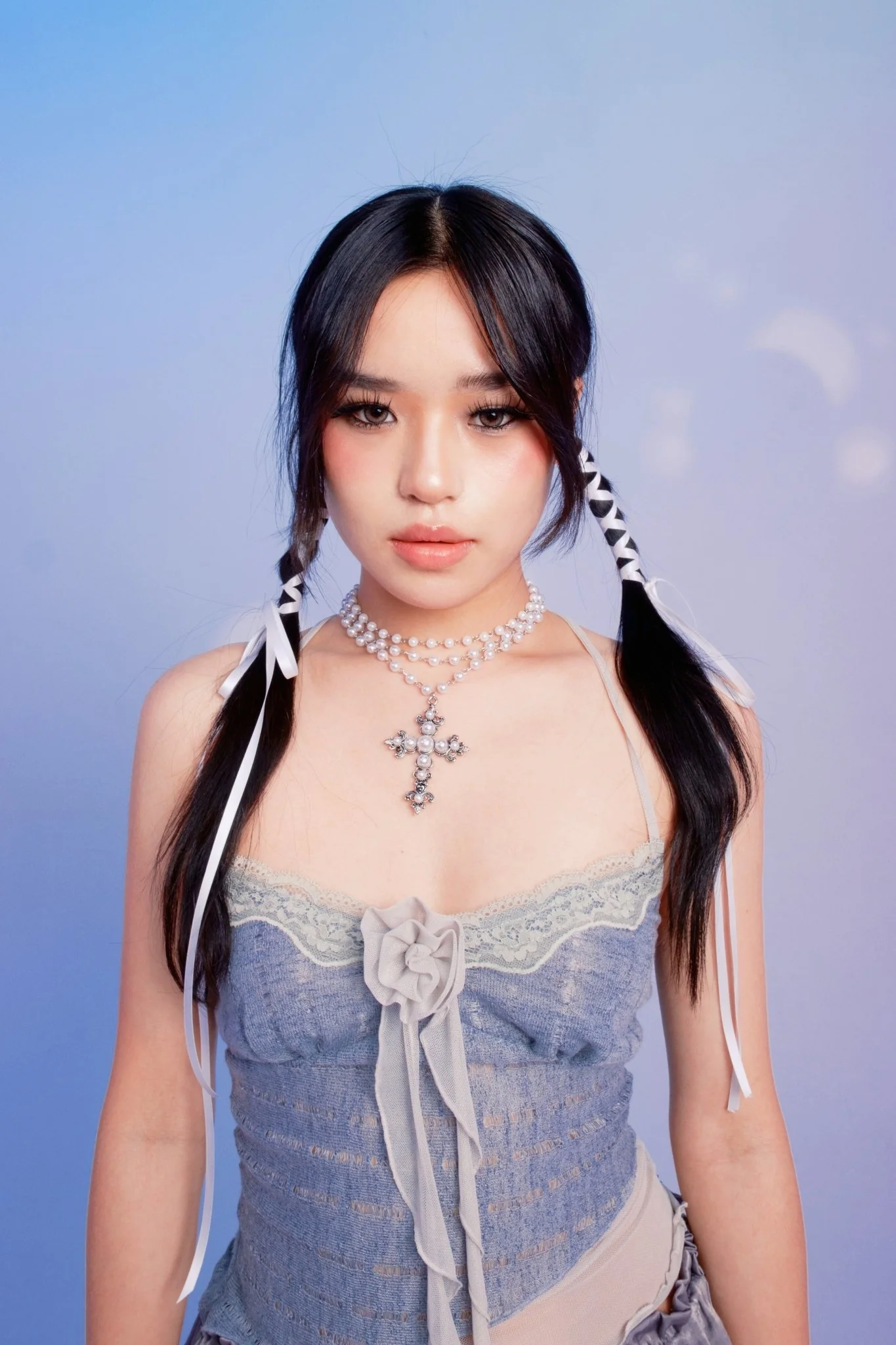 PEARL CROSS NECKLACE - Image 3