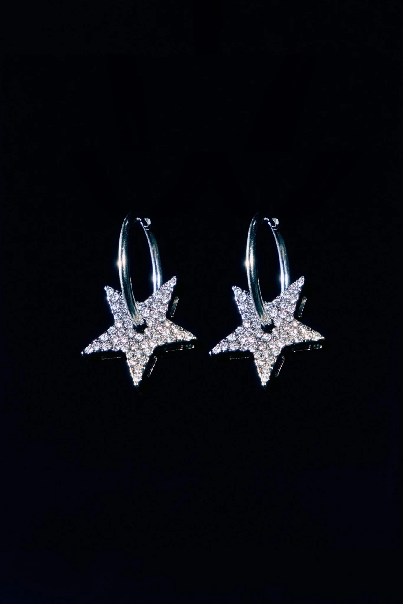 STAR HOOP EARRINGS - Image 4